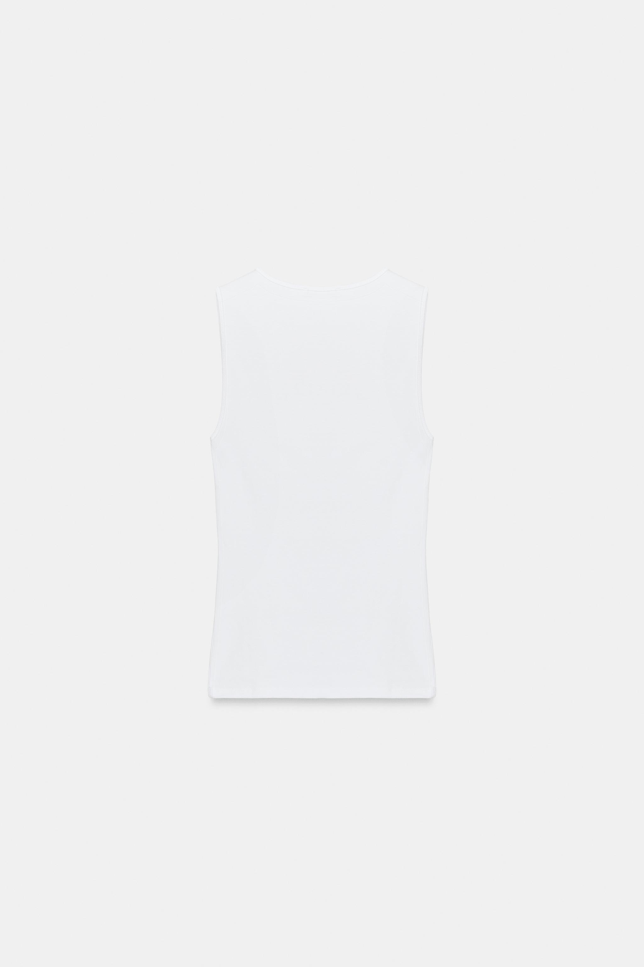 SLEEVELESS T-SHIRT